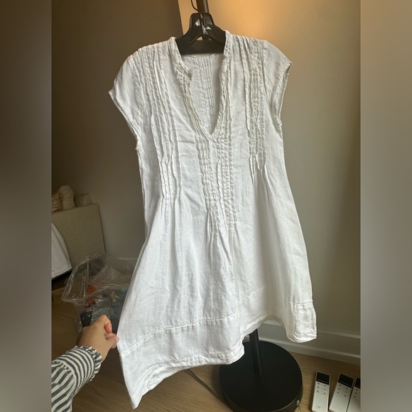 Free People River Linen Tunic Size XS - Picture 5 of 6